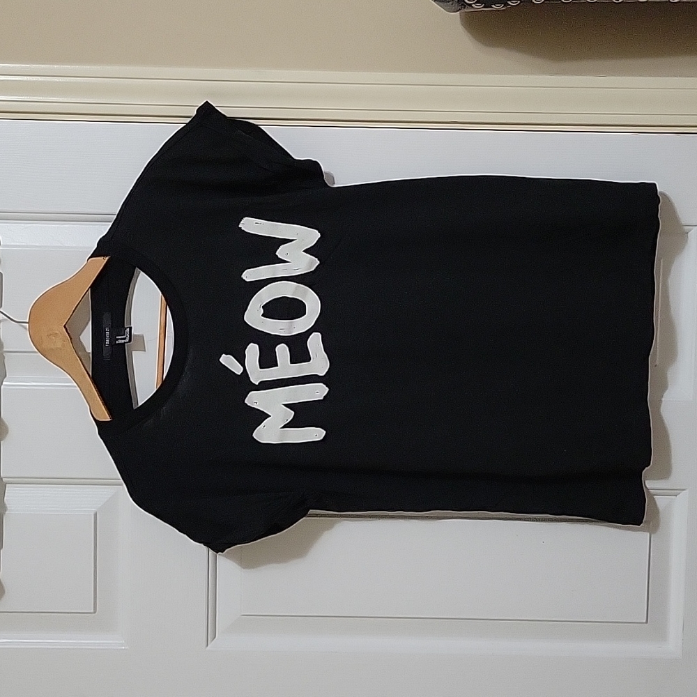 Forever 21 cut out back Tee